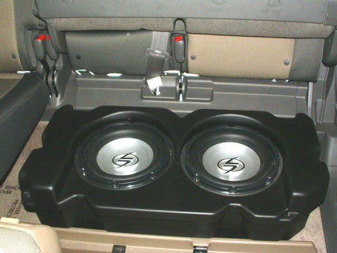 Q Logic Q Customs QL-C1HRL210 Dual 10" Subwoofer Enclosures Box